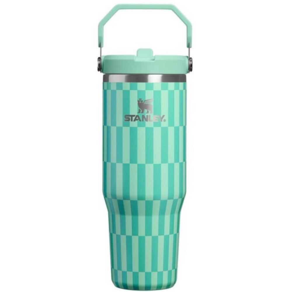 Stanley Ice Flow Flip Straw Tumbler 30oz, DREAM GREEN TILE